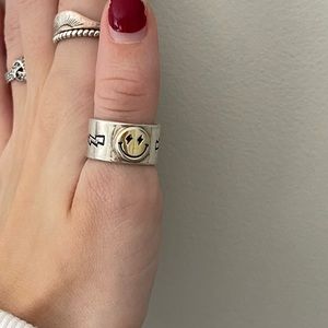 Smiley Face Adjustable Ring